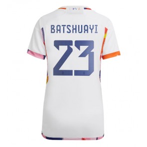 Belgien Michy Batshuayi #23 Bortatröja Dam VM 2022 Korta ärmar